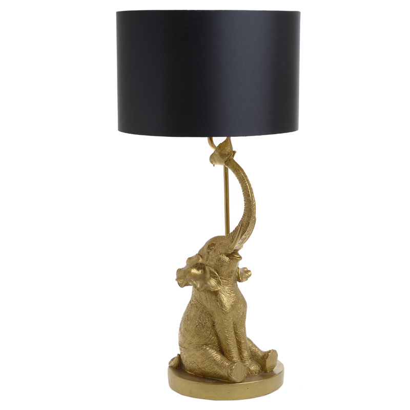 Настольная лампа Cheerful Elephant Table lamp Золотой Черный в Нижнем Новгороде | Loft Concept 