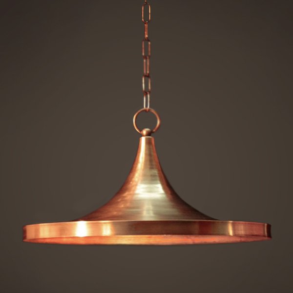 Подвесной светильник Copper Pendant Lamp Beat Light Wide Белый Медь Латунь в Нижнем Новгороде | Loft Concept 