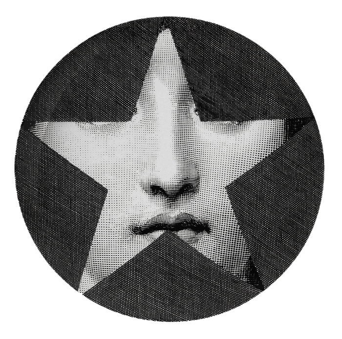 Декоративная тарелка Fornasetti 277 Черный Декоративная тарелка Fornasetti 277 Черный в Нижнем Новгороде | Loft Concept