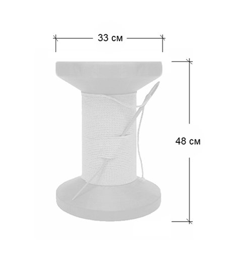 Дизайнерский табурет Thread Reel Wooden Stool в Нижнем Новгороде