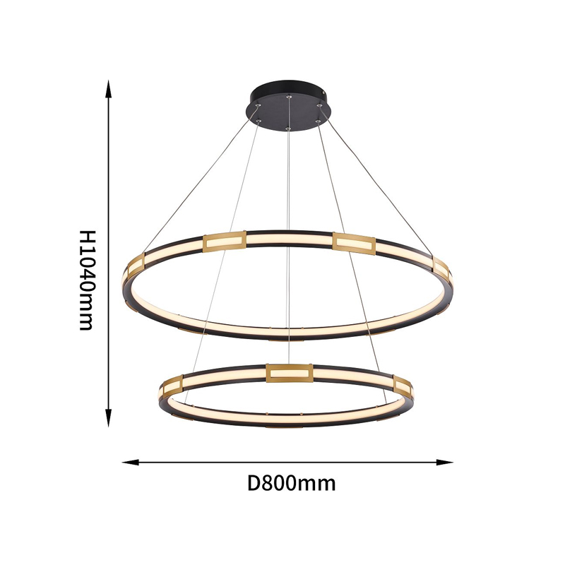 Двойная кольцевая светодиодная люстра Range в Нижнем Новгороде