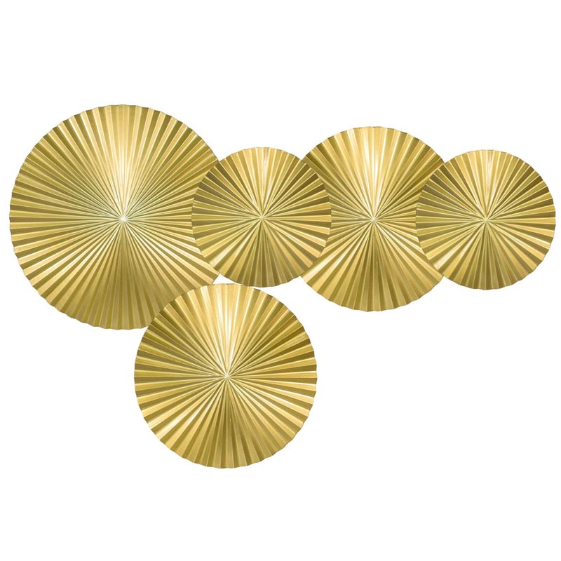 Арт-объект Apollo Gold Wall Plaque Disc 5 Золотой в Нижнем Новгороде | Loft Concept 