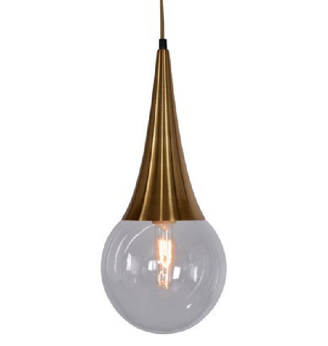 Подвесной светильник Drop Pendant lamp Латунь Античная полированная в Нижнем Новгороде | Loft Concept 