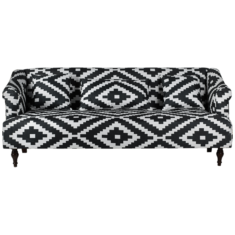 Диван KELIM Ornament black and white sofa Черно-белый в Нижнем Новгороде | Loft Concept 