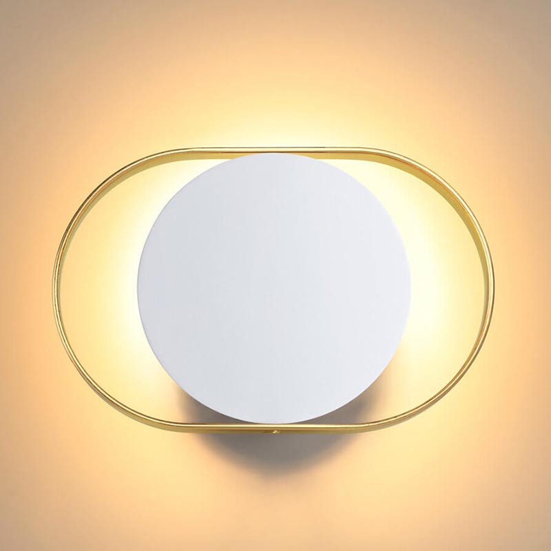 Бра Globo Ocular Sconce Oval White Золотой Белый в Нижнем Новгороде | Loft Concept 