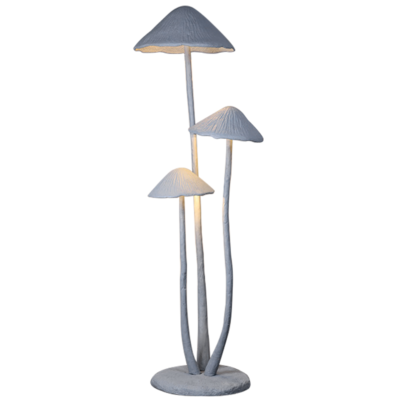 Торшер в виде грибов Floor lamp three mushrooms Серый в Нижнем Новгороде | Loft Concept 