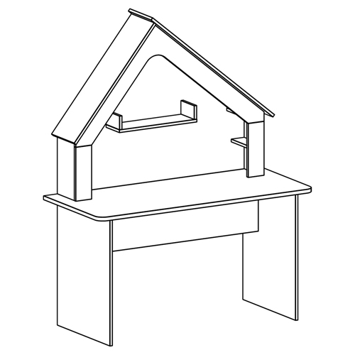 Письменный стол в детскую Tiny Town Desk в Нижнем Новгороде