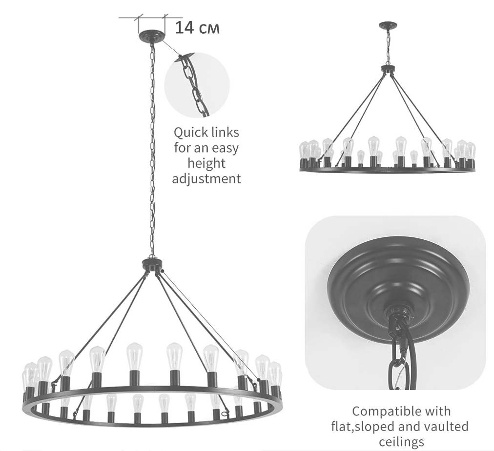 Люстра Camino Round Chandelier 18 Restoration Hardware  в Нижнем Новгороде