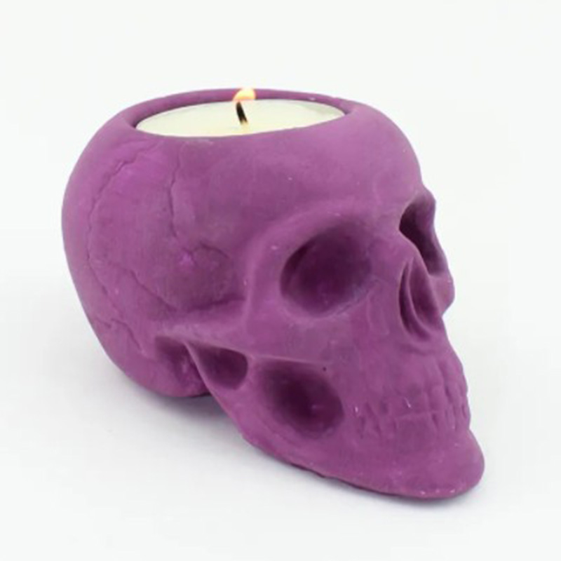 Подсвечник Purple Skull Пурпурный в Нижнем Новгороде | Loft Concept 