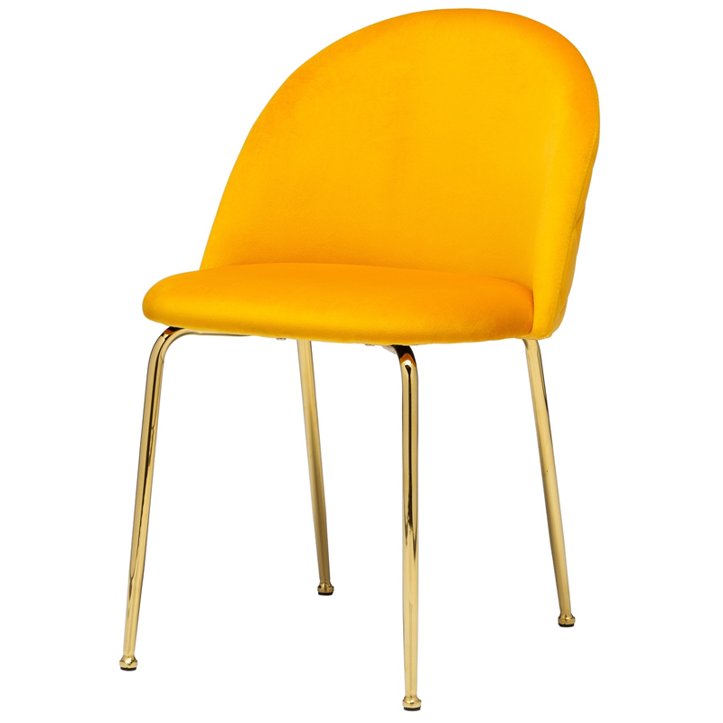 Стул Vendramin Dining Chair yellow Желтый Глянцевое золото в Нижнем Новгороде | Loft Concept 