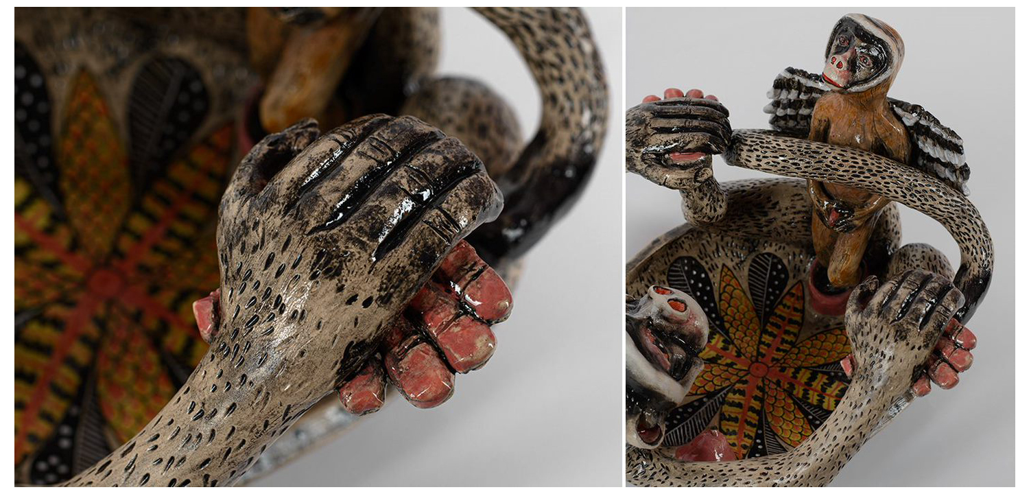 Блюдо Two Monkeys - фото