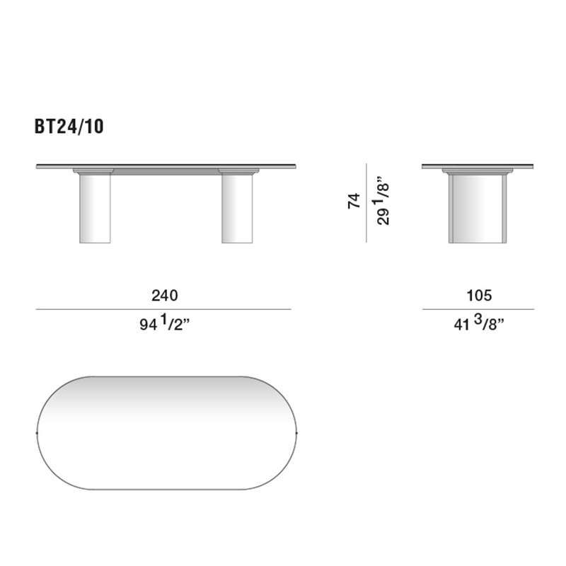 Дизайнерский рабочий стол из металла BLEVIO Table в Нижнем Новгороде