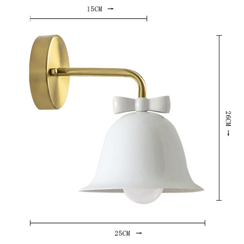 Бра Колокольчик Bell with Bow White Wall Lamp Белый в Нижнем Новгороде