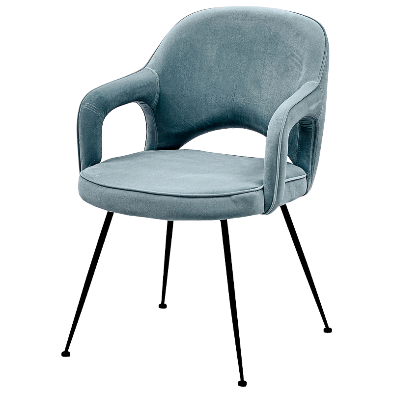 Стул Taube Stool Pastel Blue Голубой пастельный Черный в Нижнем Новгороде | Loft Concept 