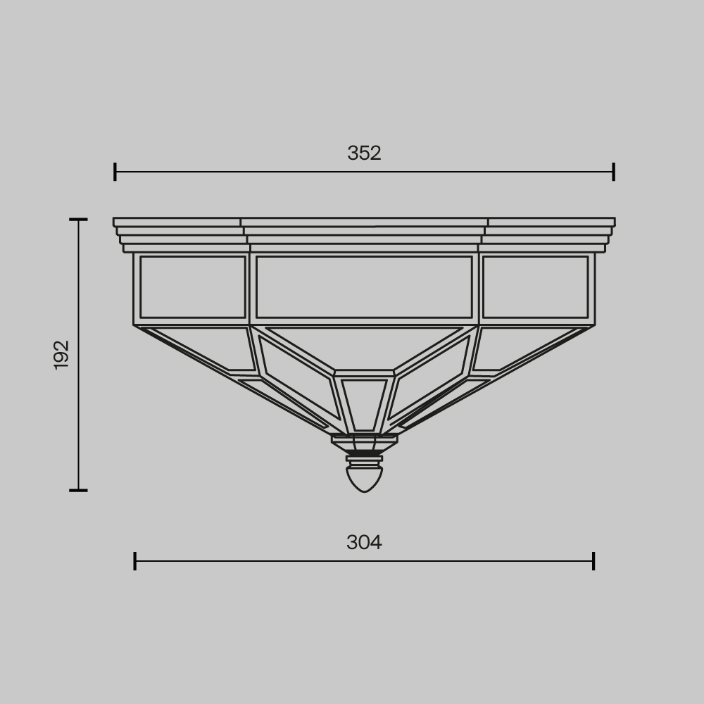 Потолочный светильник Zeil E27X3 в Нижнем Новгороде