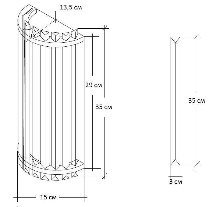 Бра Suspension Glass Cylinders Sconces 35 в Нижнем Новгороде