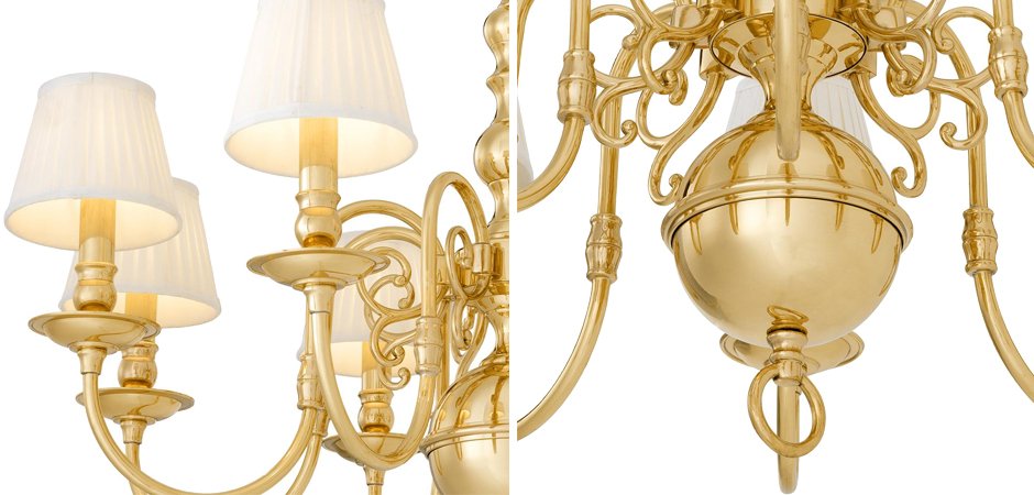 Люстра Eichholtz Chandelier Bourbon Brass - Loft-Concept в Нижнем Новгороде