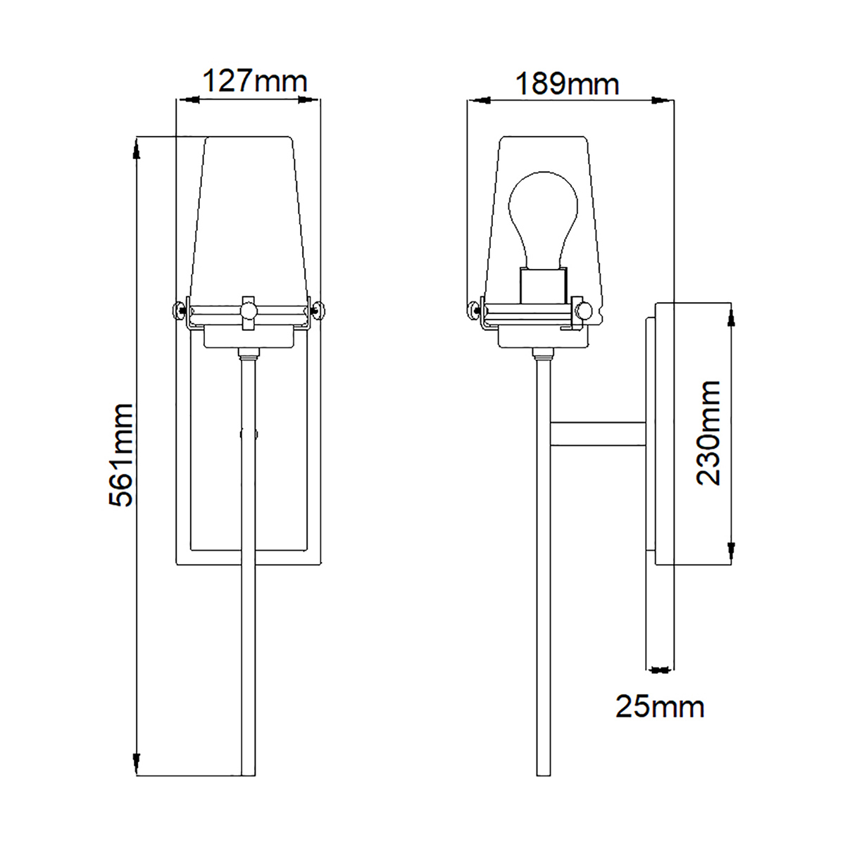 Бра с прозрачным стеклянным плафоном Kichler в Нижнем Новгороде