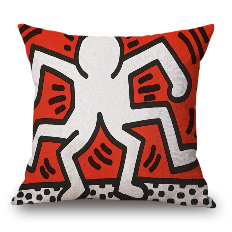 Подушка Keith Haring 2 Мульти в Нижнем Новгороде | Loft Concept 