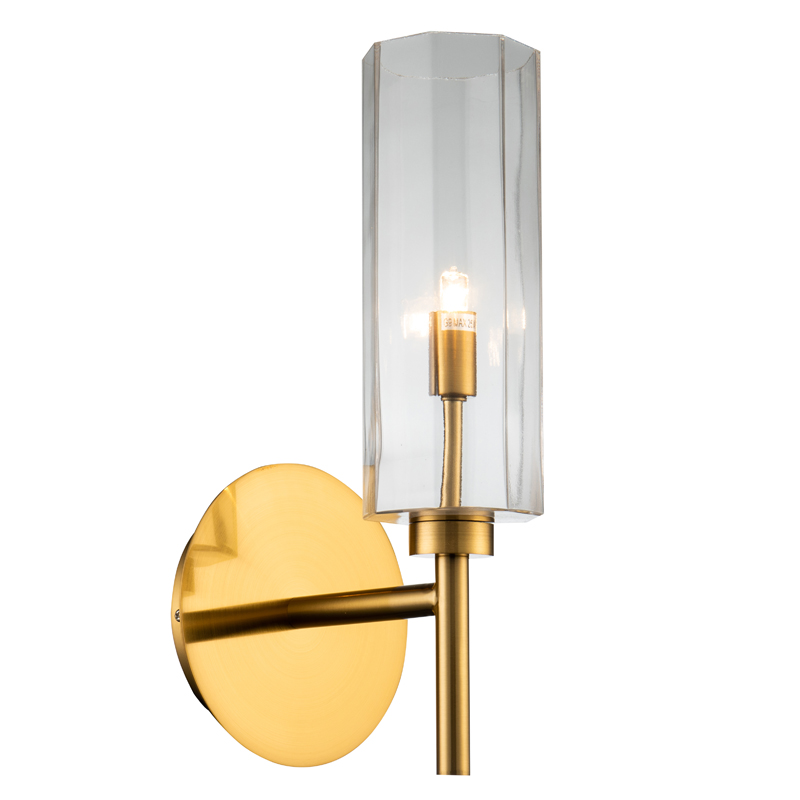 Бра Claudine Sconce Латунь Прозрачный в Нижнем Новгороде | Loft Concept 