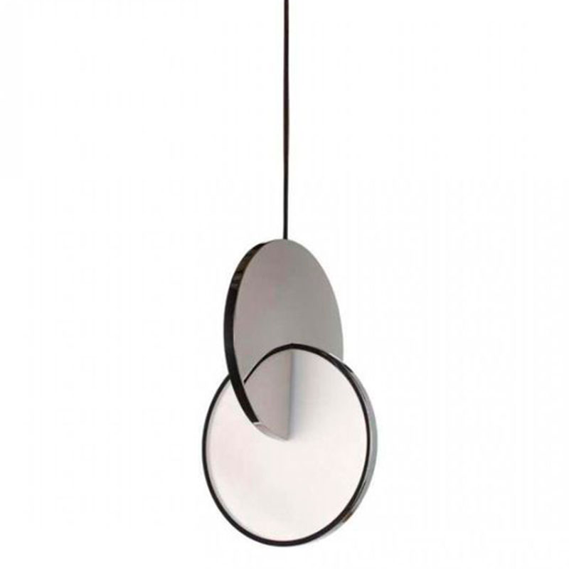 Подвесной светильник Eclipse Pendant Light Сhrome Хром Белый в Нижнем Новгороде | Loft Concept 