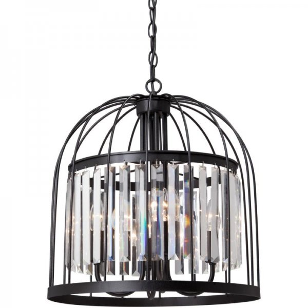 Люстра Birdcage Chandelier Fountain Black  в Нижнем Новгороде | Loft Concept 