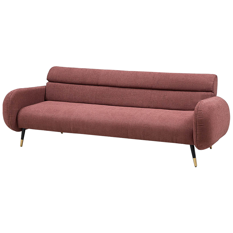 Диван Hebert Sofa Red L Красный Красный Черный Латунь в Нижнем Новгороде | Loft Concept 