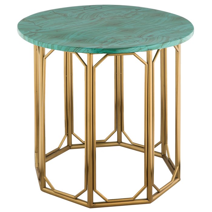 Malachite Modern Side Tables  Малахит (зеленый) Золотой в Нижнем Новгороде | Loft Concept 