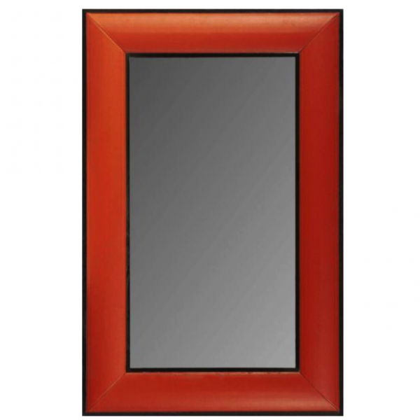 Зеркало настенное Leather Lux Mirror Square Red Красный в Нижнем Новгороде | Loft Concept 