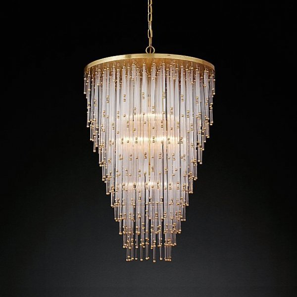 Люстра Restoration Hardware Luciano Chandelier 22 Латунь в Нижнем Новгороде | Loft Concept 