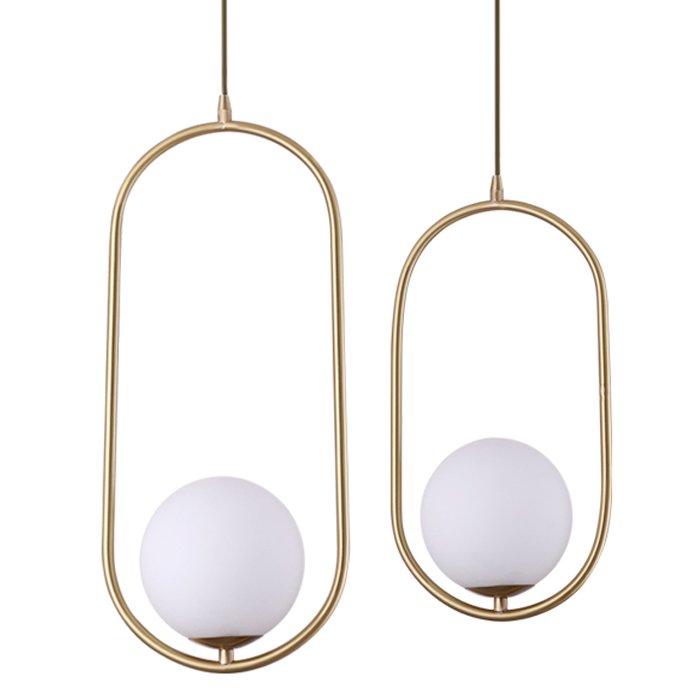 Подвесной светильник B.LUX C Ball S1 Pendant Light Латунь Белый в Нижнем Новгороде | Loft Concept 