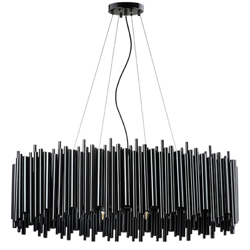 Люстра Delightfull Brubeck Chandelier Black Oval  в Нижнем Новгороде | Loft Concept 