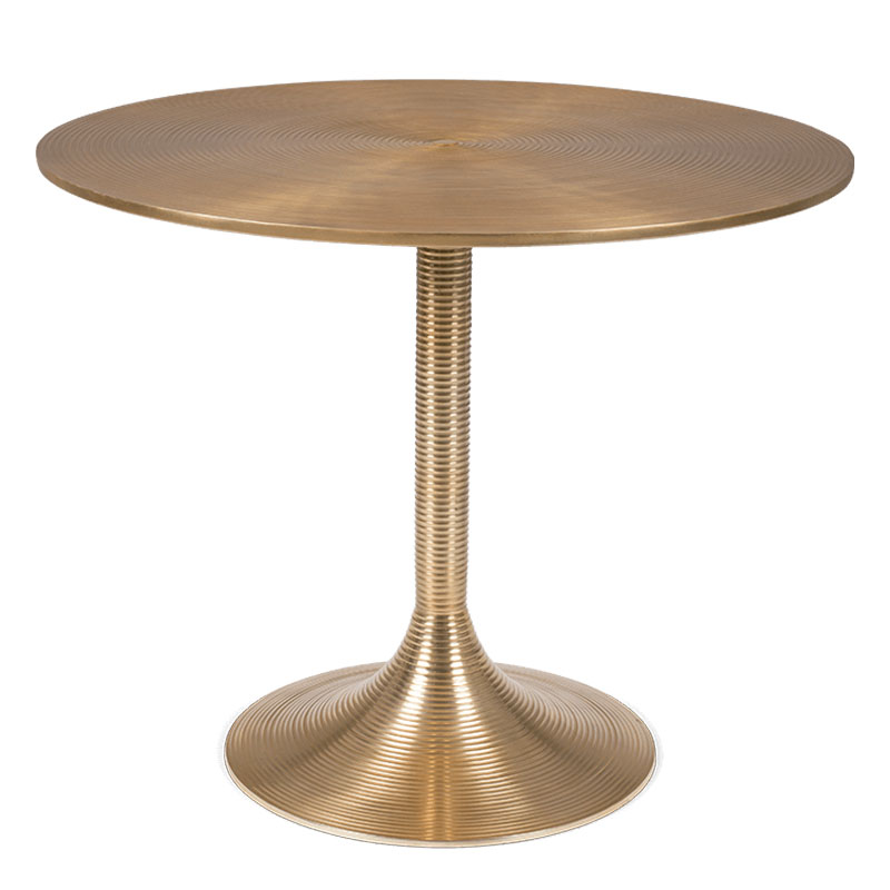 Кофейный столик HYPNOTISING ROUND COFFEE TABLE GOLD BM23002 Bold Monkey Золотой в Нижнем Новгороде | Loft Concept 