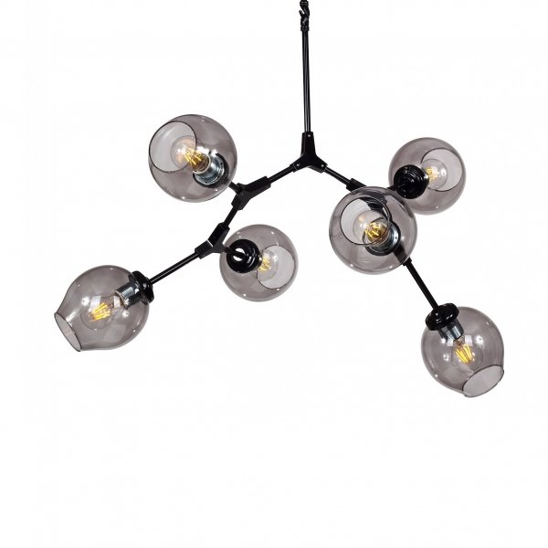 Люстра Branching Bubble Chandelier 6 Black Черный в Нижнем Новгороде | Loft Concept 