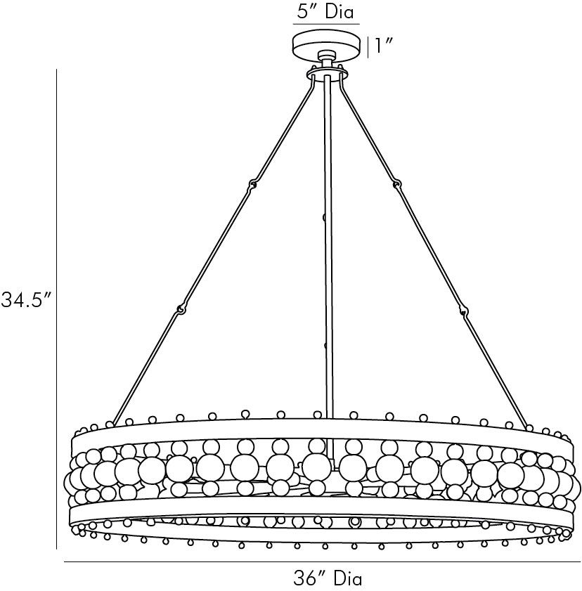 Люстра Arteriors ESME CHANDELIER в Нижнем Новгороде