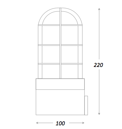 Настольная лампа Steampunk Cage Glass Edison Table lamp в Нижнем Новгороде