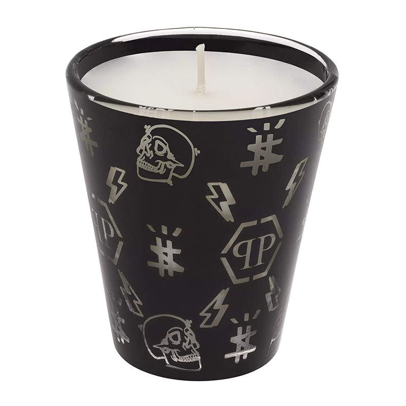 Свеча Philipp Plein Candle Monogram S Черный Белый в Нижнем Новгороде | Loft Concept 