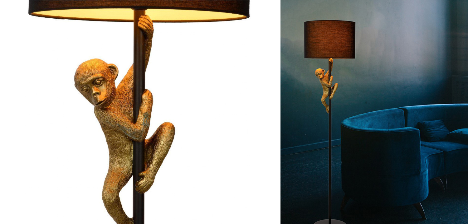 Торшер Climbing Monkey floor lamp - фото