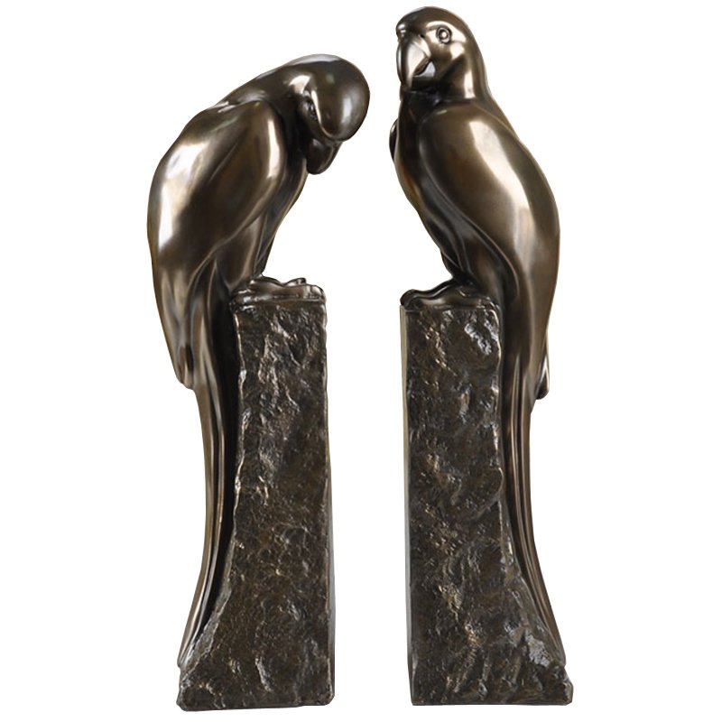 Держатель для книг Bookend Perroquet set of 2 Темная бронза в Нижнем Новгороде | Loft Concept 