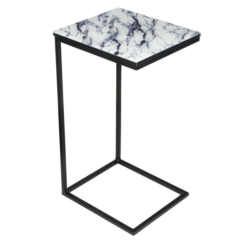 Приставной стол Zermatt Side Table white marble Белый Мрамор Bianco в Нижнем Новгороде | Loft Concept 