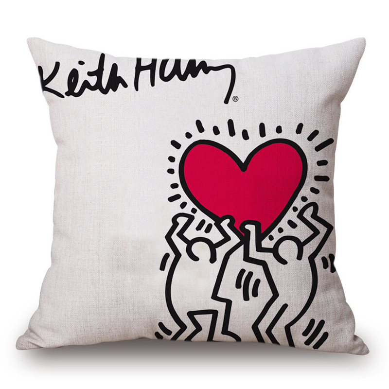 Подушка Keith Haring 11 Мульти в Нижнем Новгороде | Loft Concept 