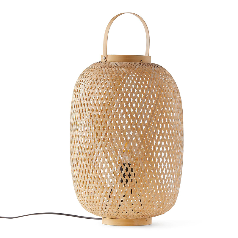 Настольная лампа Lantern Wicker Table lamp Бежевый в Нижнем Новгороде | Loft Concept 