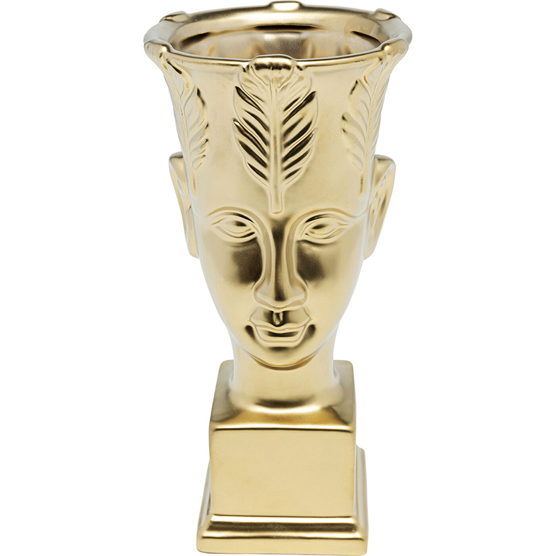 Ваза Golden Face Vase 26 Золотой в Нижнем Новгороде | Loft Concept 