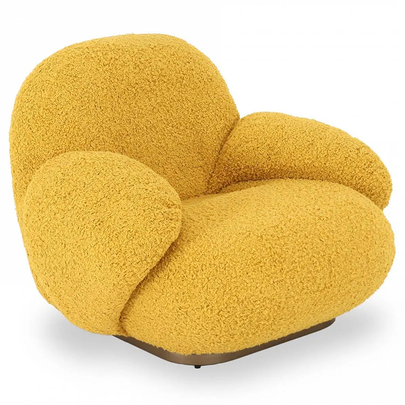 Кресло Chloe Yellow Armchair Желтый Золотой в Нижнем Новгороде | Loft Concept 