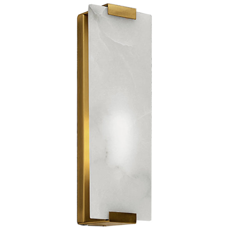 Бра Marble Rectangle Wall Lamp Brass Латунь в Нижнем Новгороде | Loft Concept 