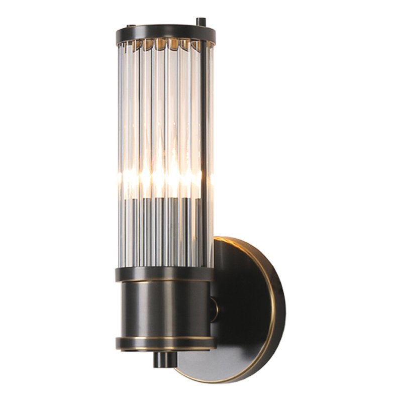 Ralph Lauren Бра Allen Single Sconce Темная бронза Прозрачный (Transparent) в Нижнем Новгороде | Loft Concept 