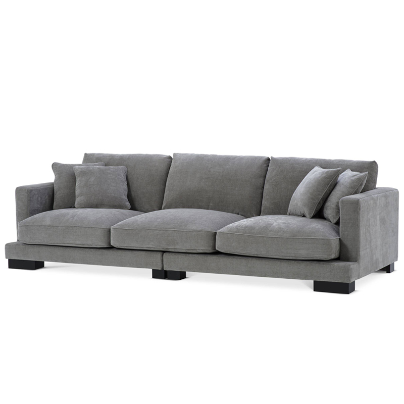 Диван Eichholtz Sofa Tuscany grey Серый Черный в Нижнем Новгороде | Loft Concept 