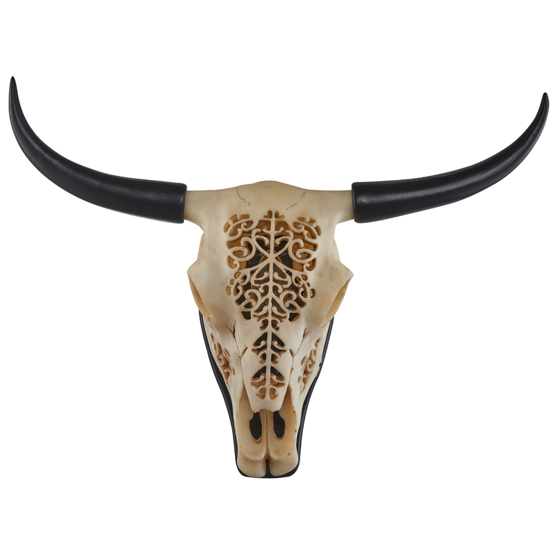 Бра Bull Skull Sconce ivory ( слоновая кость ) Черный в Нижнем Новгороде | Loft Concept 