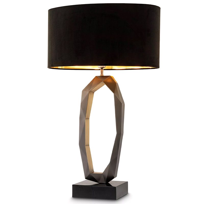 Настольная лампа Eichholtz Table Lamp Santos Черный Графит в Нижнем Новгороде | Loft Concept 