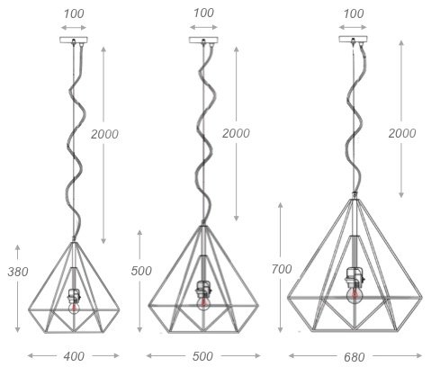 Подвесной светильник Loft Bar Nest Cone Black в Нижнем Новгороде